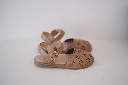Eiley Leather cutout Sandals - ready to ship