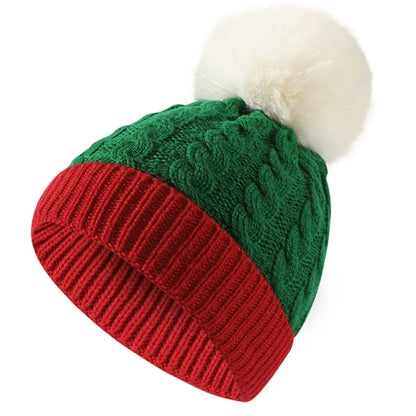 Ashlee's toboggan pom beanie hat