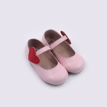 Cece shoes with interchangable holiday shapes (heart & shamrock)