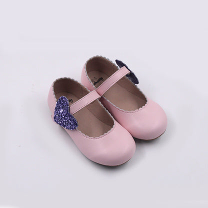 Cece shoes with interchangable holiday shapes (heart & shamrock)