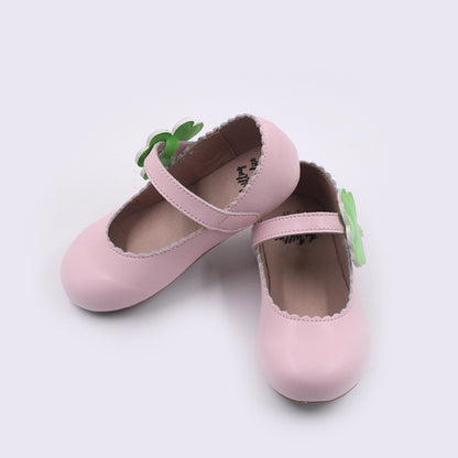 Cece shoes with interchangable holiday shapes (heart & shamrock)