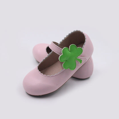 Cece shoes with interchangable holiday shapes (heart & shamrock)