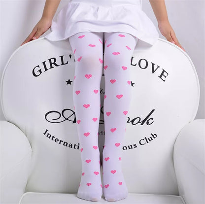 Two tone Heart tights