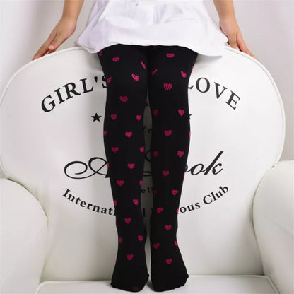 Two tone Heart tights