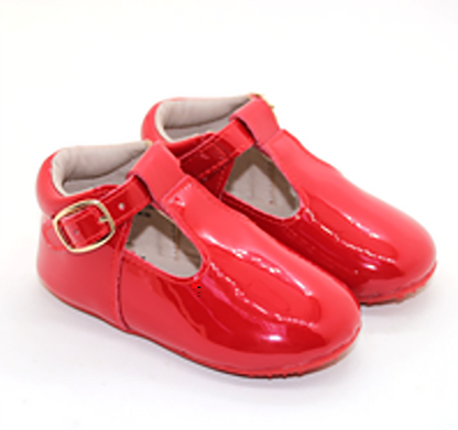Camille's Lady in Red patent tbar