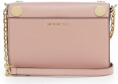 Michael Kors Rivington Stud Natalie Leather Crossbody - Fawn/Beige Pink