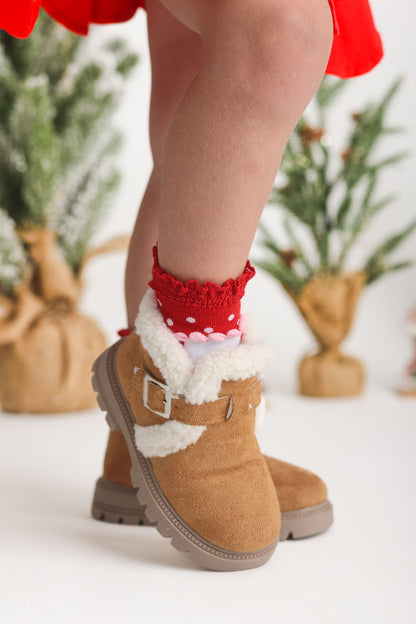 Sherpa Winter buckle boots