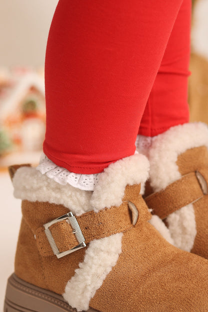 Sherpa Winter buckle boots