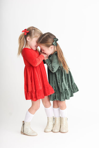 Golden glow Girls glitter sparkle boots