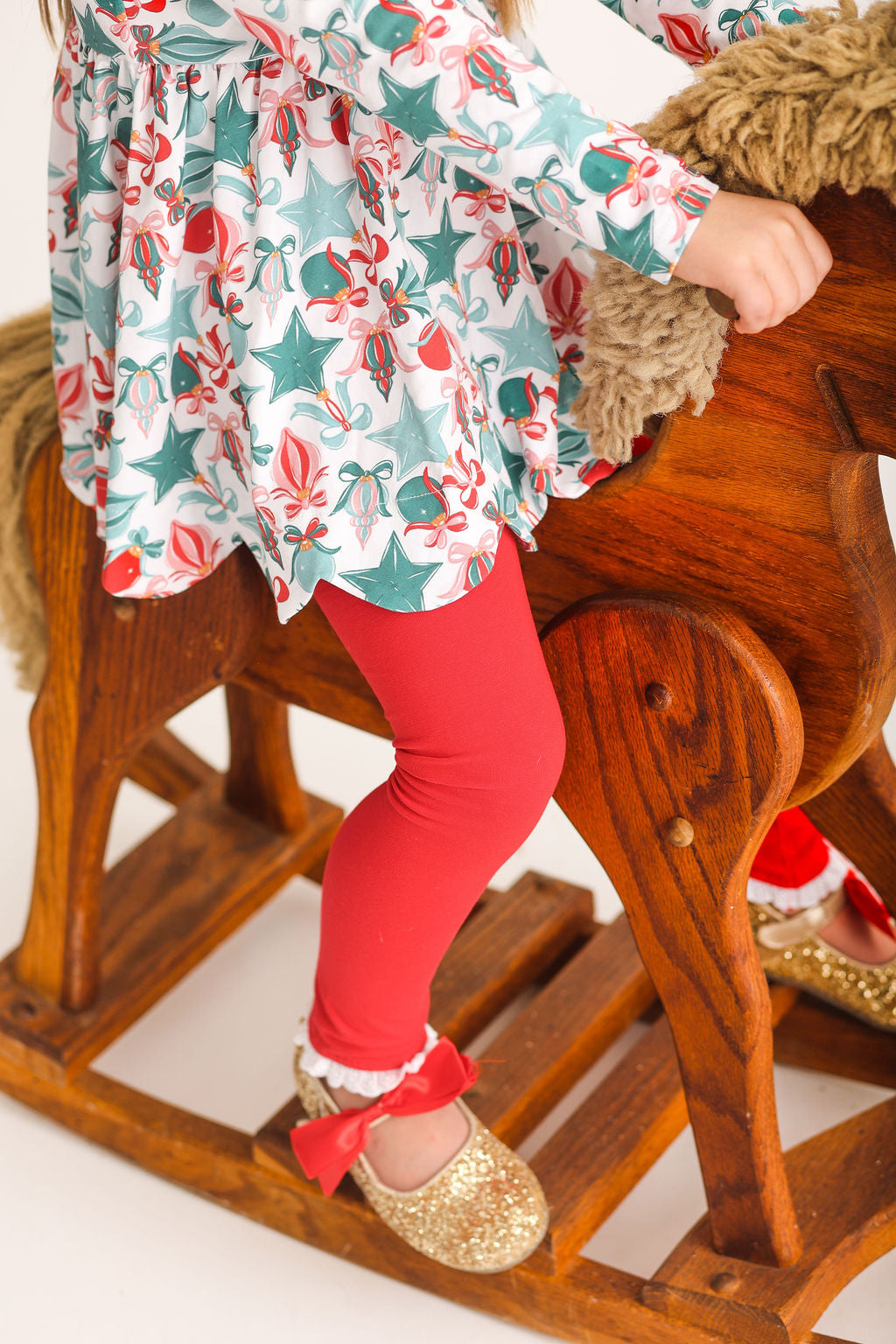 Charlotte glitter flats with interchangable satin bow