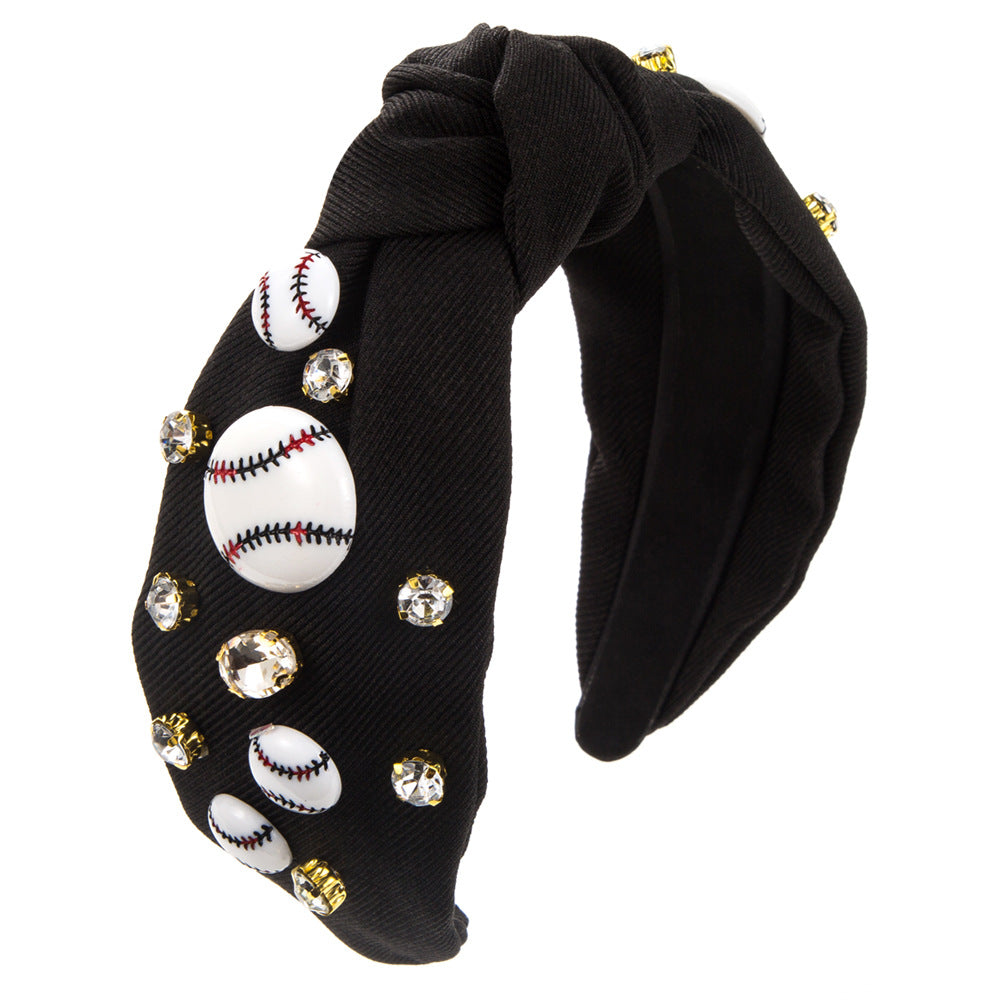 Sports Bling knot headband