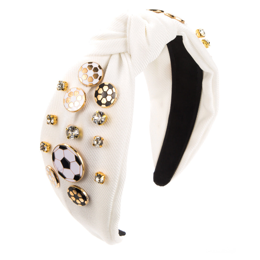 Sports Bling knot headband