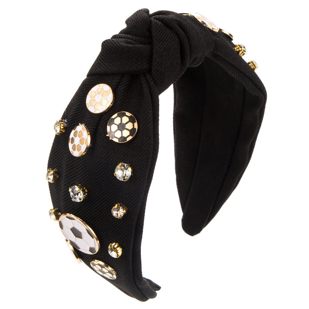 Sports Bling knot headband