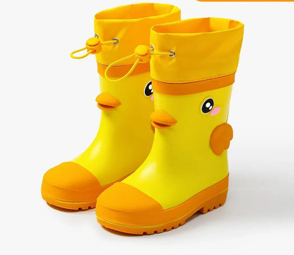 Rubber ducky rain boots