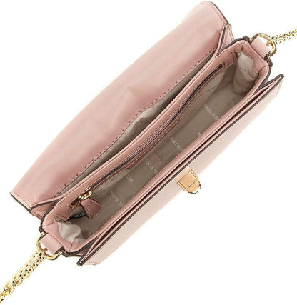 Michael Kors Rivington Stud Natalie Leather Crossbody - Fawn/Beige Pink