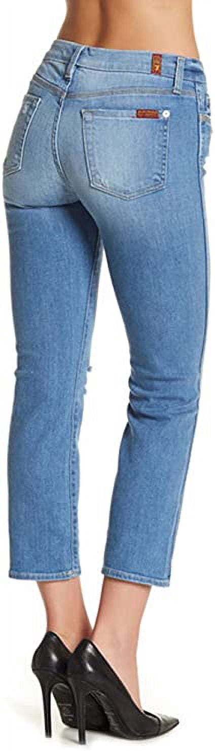 7 For All Mankind Straight Ankle Jeans, 30