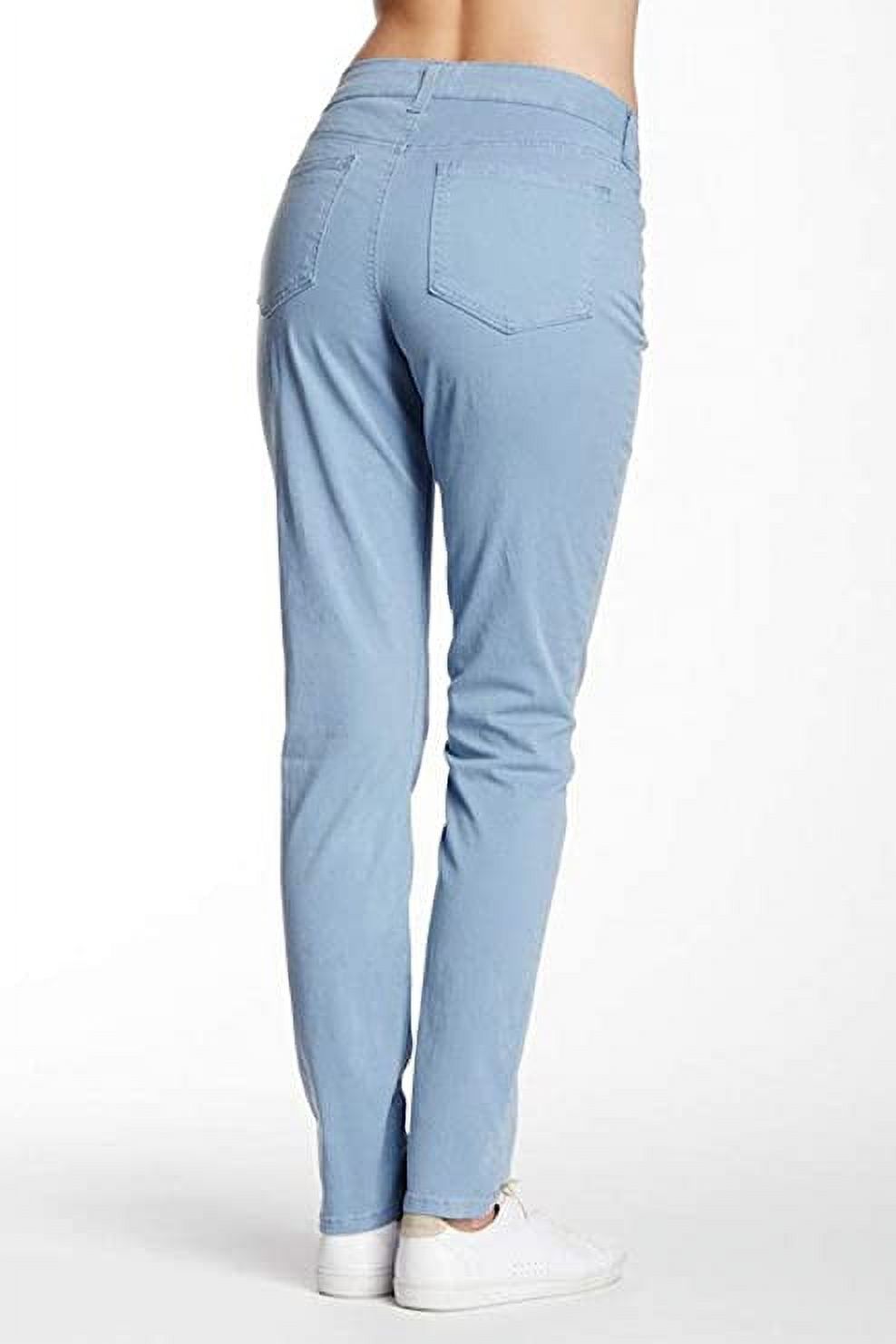NYDJ 'Ami' Zip Detail Colored Stretch Super Skinny Jeans, 2 Azure