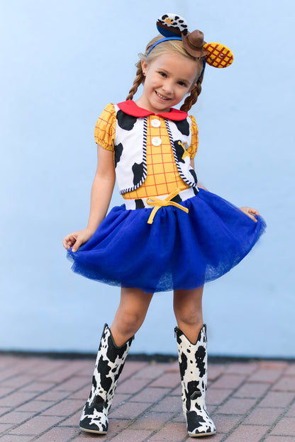 Taylor Cowgirl Calf Hair Boots