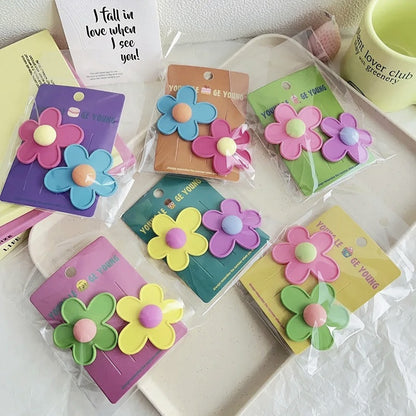 Flower Power hair clips