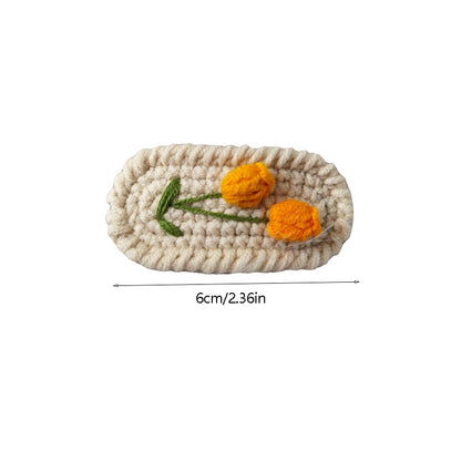 Tulip Crochet Hair clip