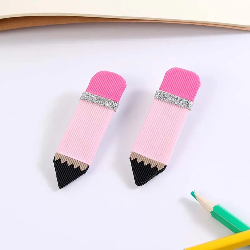 Pencil hair clips