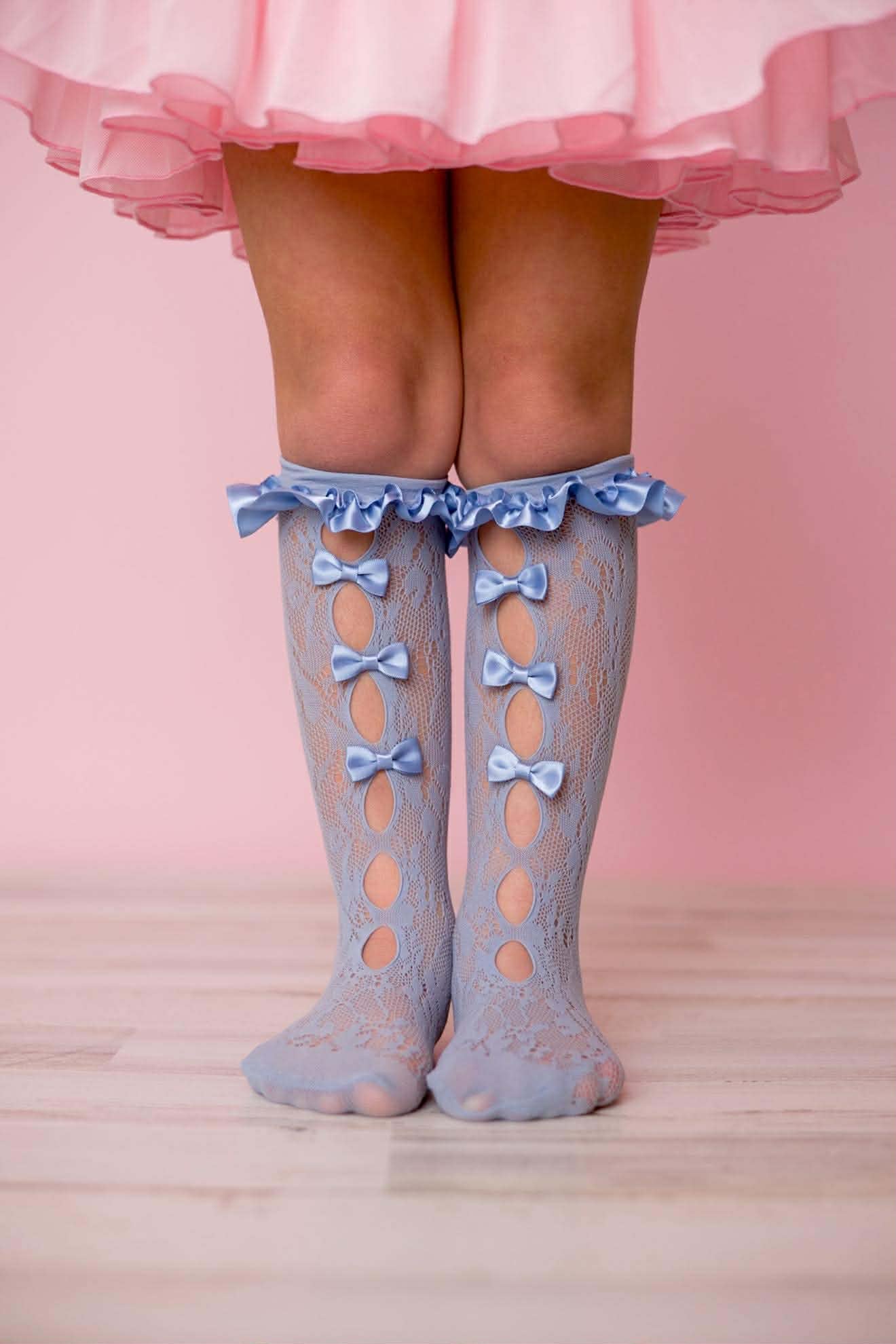 Bow lace stockings
