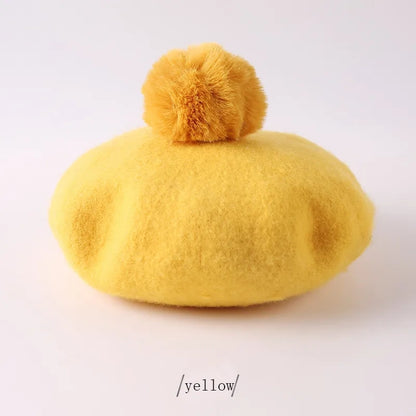 Pom painter beret child and adult match