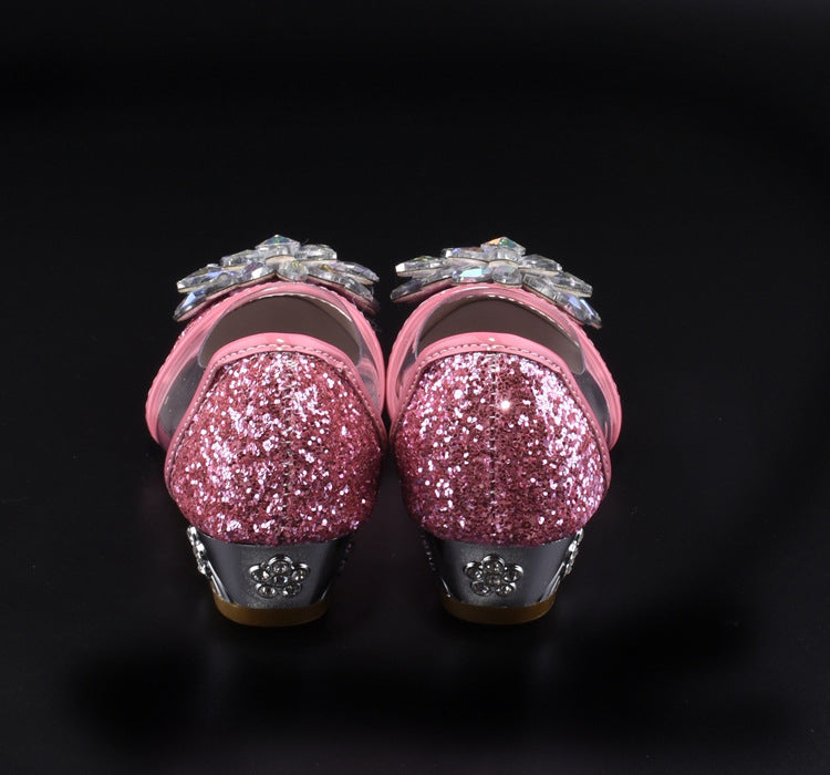 Glass slipper princess shoes