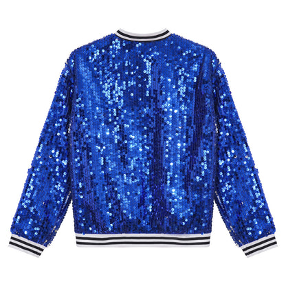 Pop star sequin bling jacket kids and women