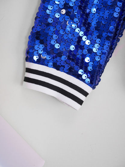 Pop star sequin bling jacket kids and women
