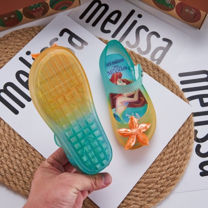 Mermaid princess jelly shoes