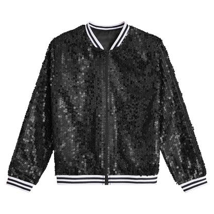 Pop star sequin bling jacket kids and women