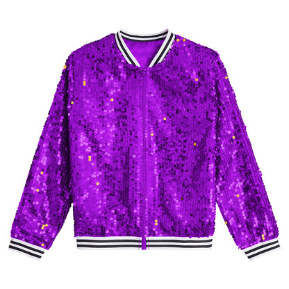 Pop star sequin bling jacket kids and women