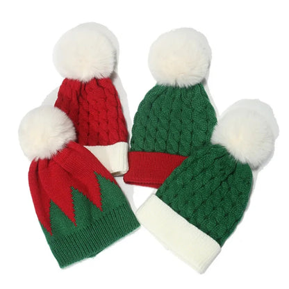 Ashlee's toboggan pom beanie hat
