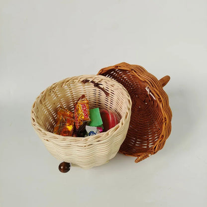 Rattan Acorn bag RTS