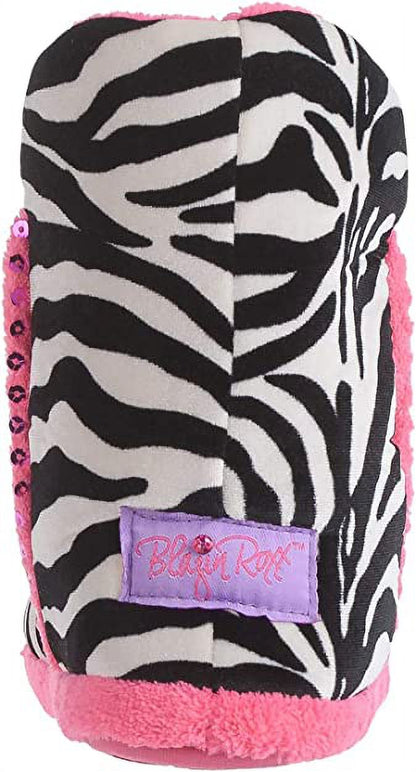 M&F Western Blazin Roxx Kid's Zebra Slipper Boots - XSmall 10/11