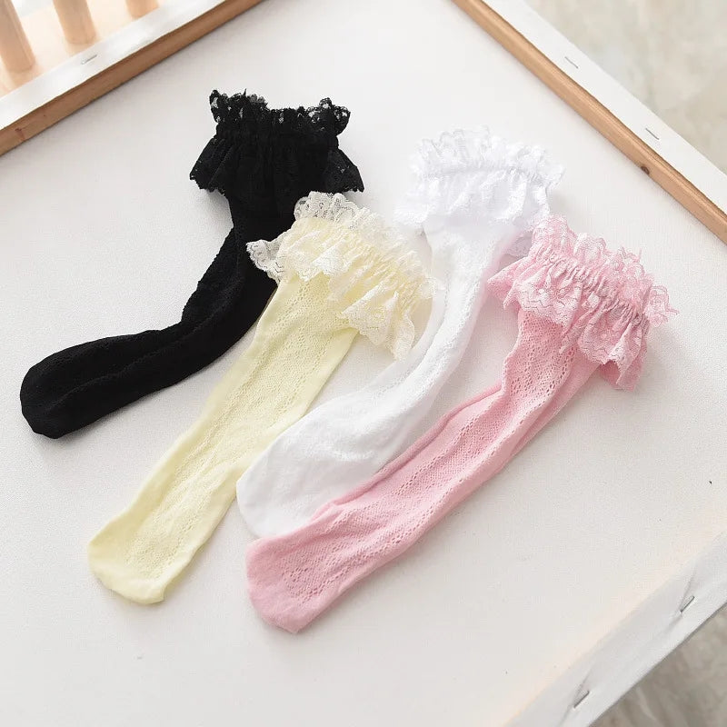 Heart lace stocking