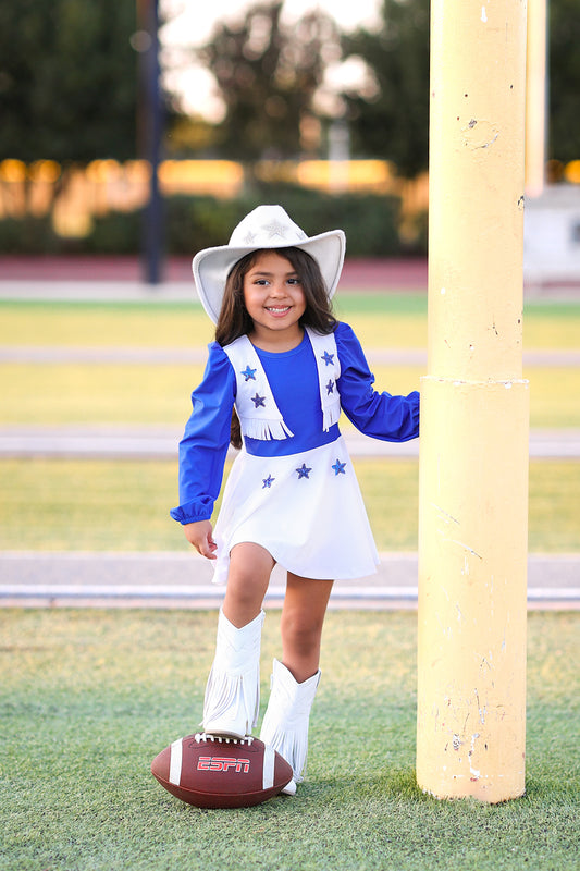 DCC cheerleader cowboy hat with stars