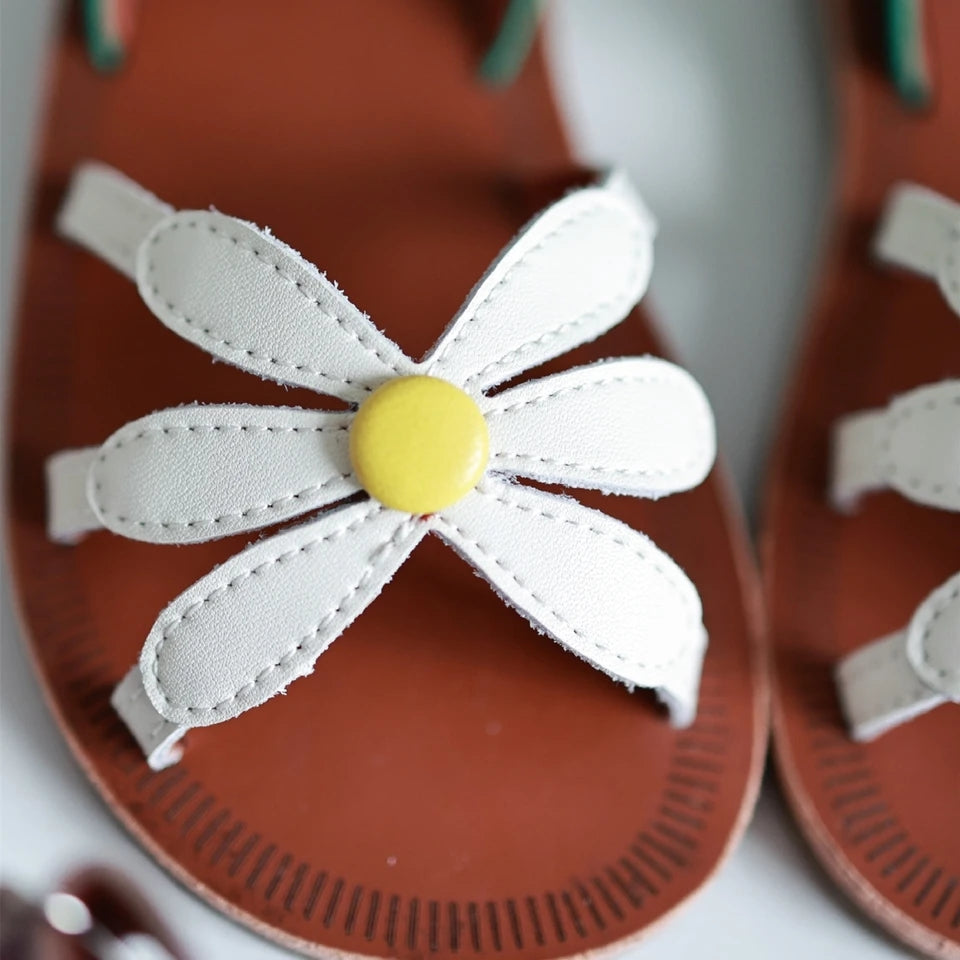 Daisy Leather Sandals