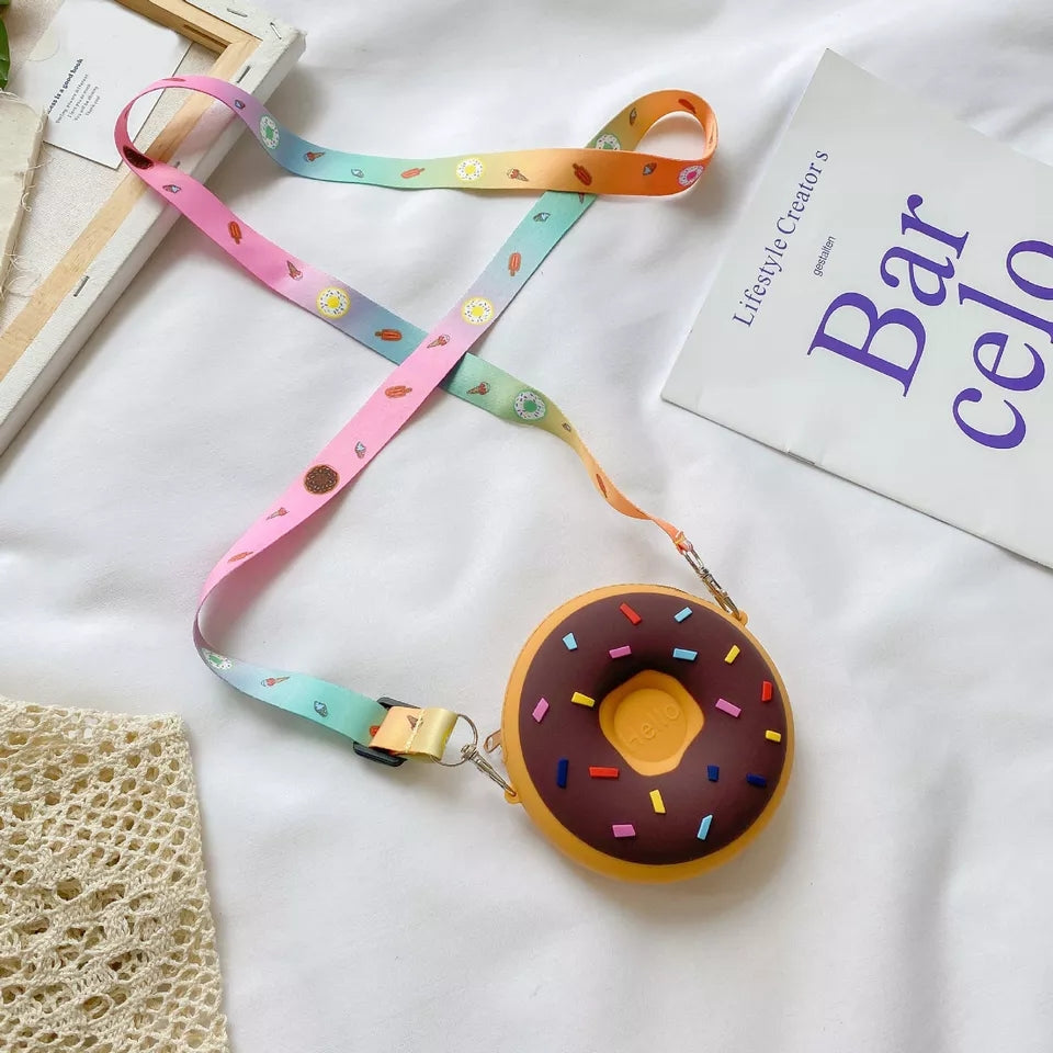 Donut sprinkle Silicone Bag