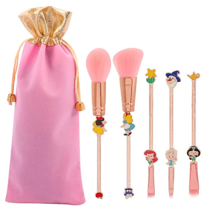 Cartoon makeup brush set