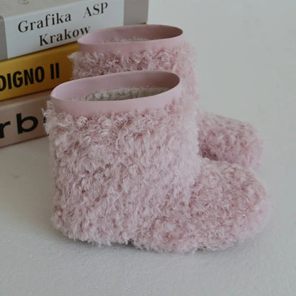 Muriel furry bear boots
