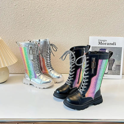 Iridiana Rainbow boots