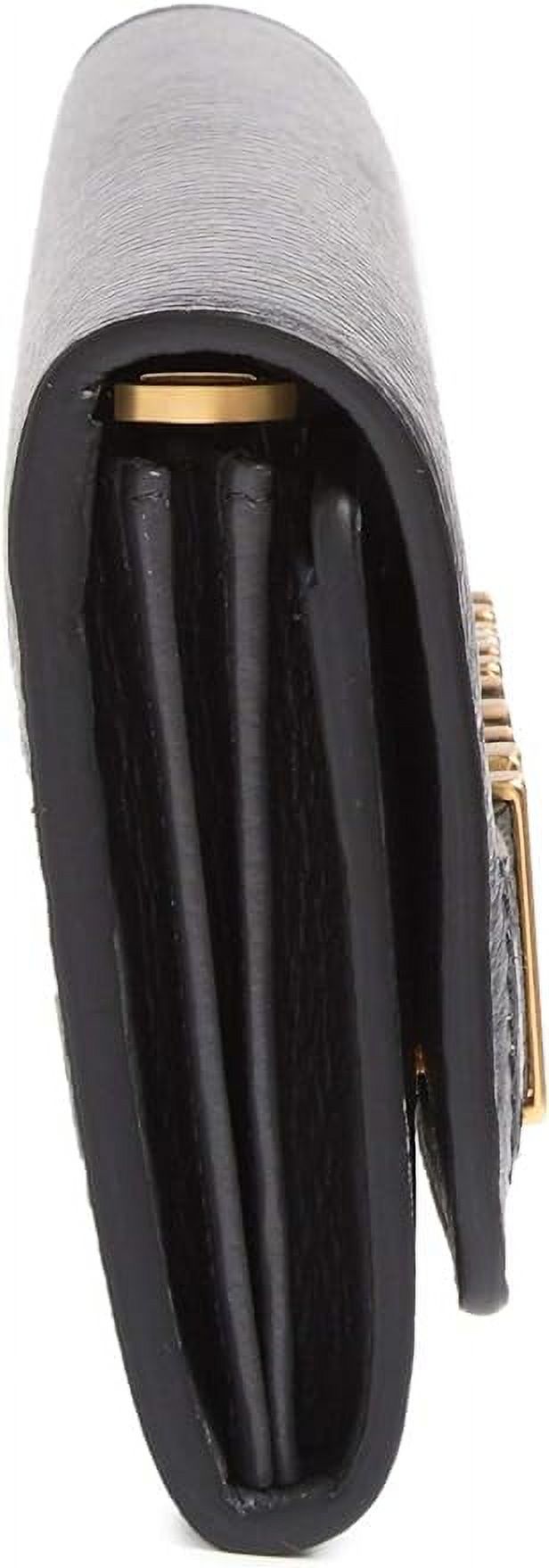 MOSCHINO Continental Leather Wallet GREY