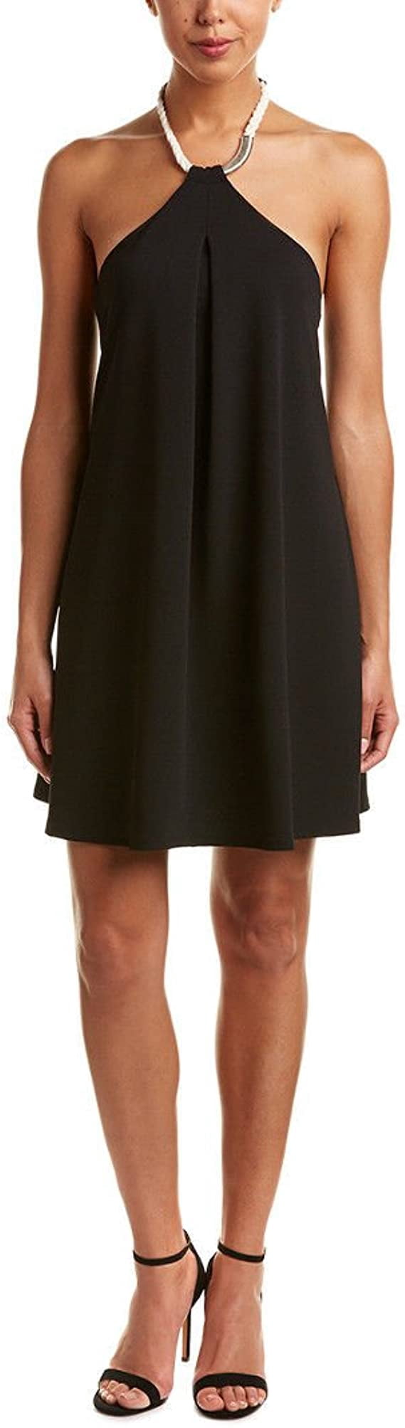 Abs by Allen B. Schwartz Womens Shift Dress, Large Black