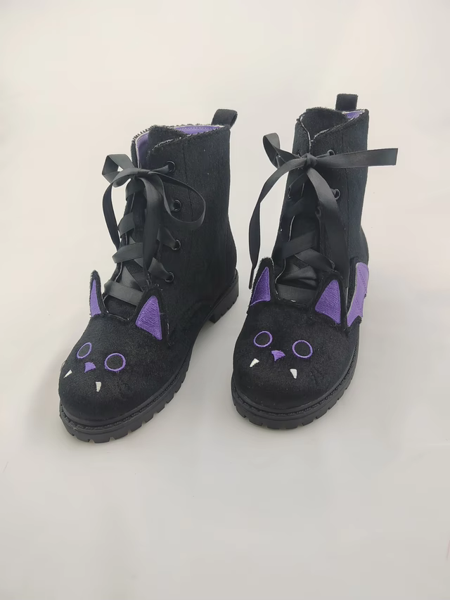 Batty suede combat boots