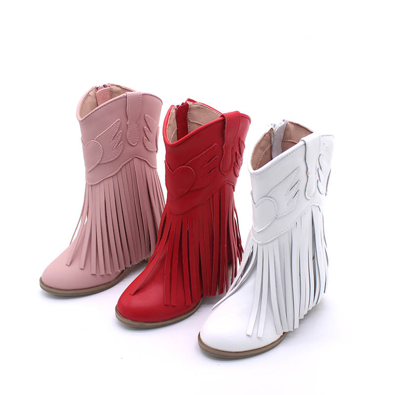 Jolene Fringe Leather Cowgirl Boots