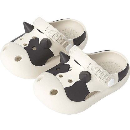 Moos like Jagger cow clog slip on