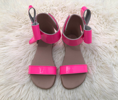 Natalie Patent Leather Bow Sandal