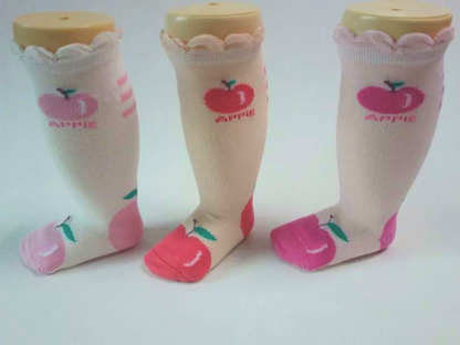 Apple Knee high Socks